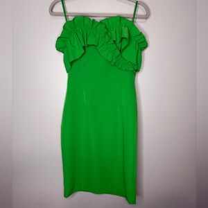 Posh Couture Ruffle Detail Dress